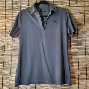 Mercedes Benz USA Collection Women's L Golf Polo Shirt Open Neck